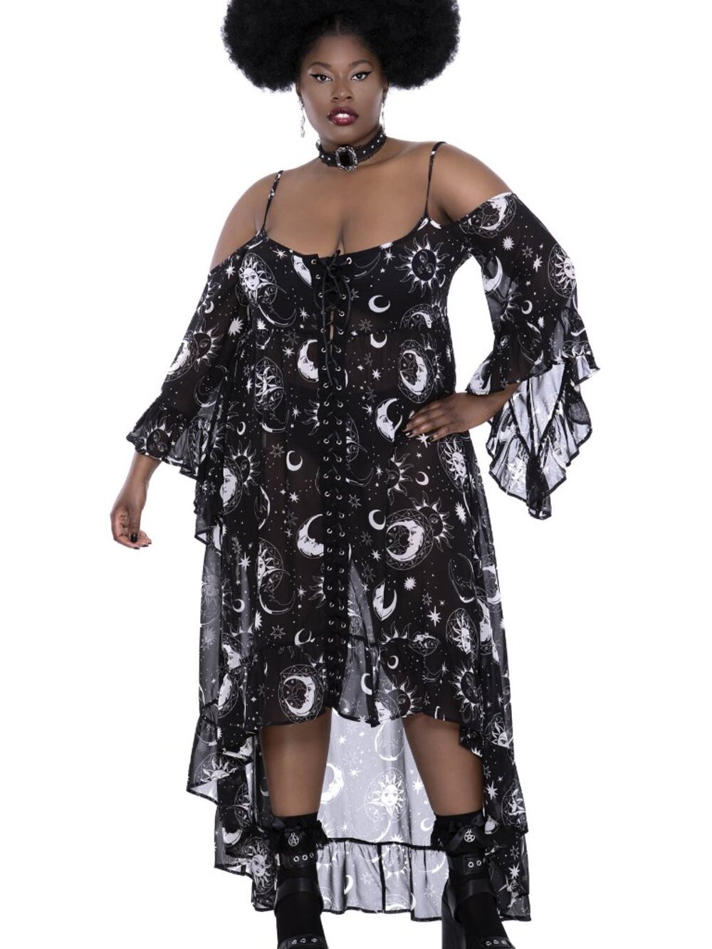 KILLSTAR Astral Light Maxi Dress 4X